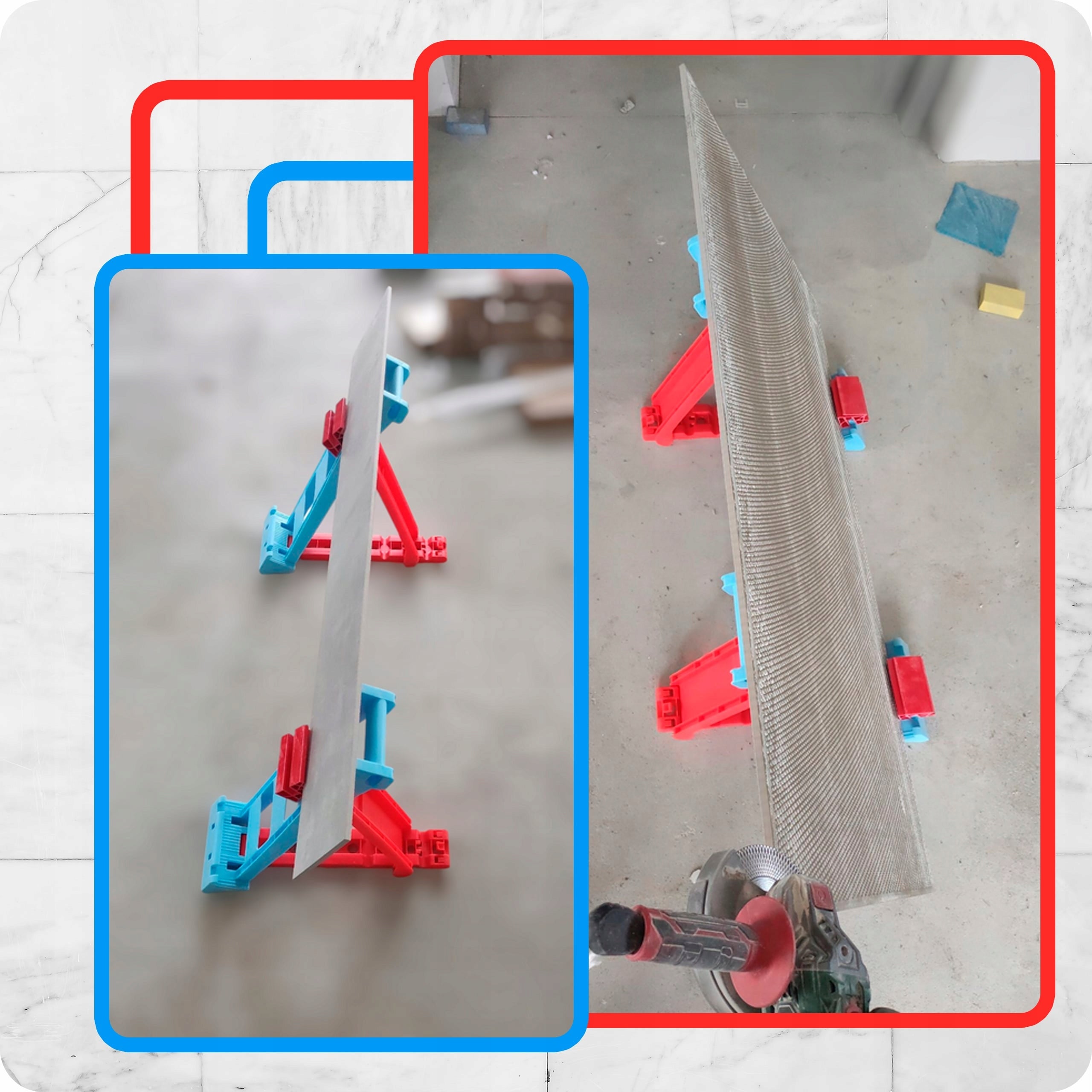 CERAMIC TILE STAND BRACKET FOR APPLYING CHAMFERING GLUE 2 PCS Manufacturer code TILE HOLDER 2.0