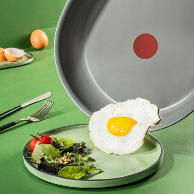 CERAMIC WOK TEFAL SOLID DEEP FRYING PAN FOR INDUCTION ROUND 28 CM Diameter 28 cm