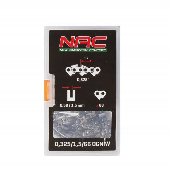 CHAIN FOR SAW NAC 66 LINKS 1,5 325 CST45-40-02AC TT-CS4500 CST45-40-05AC Packaging status original