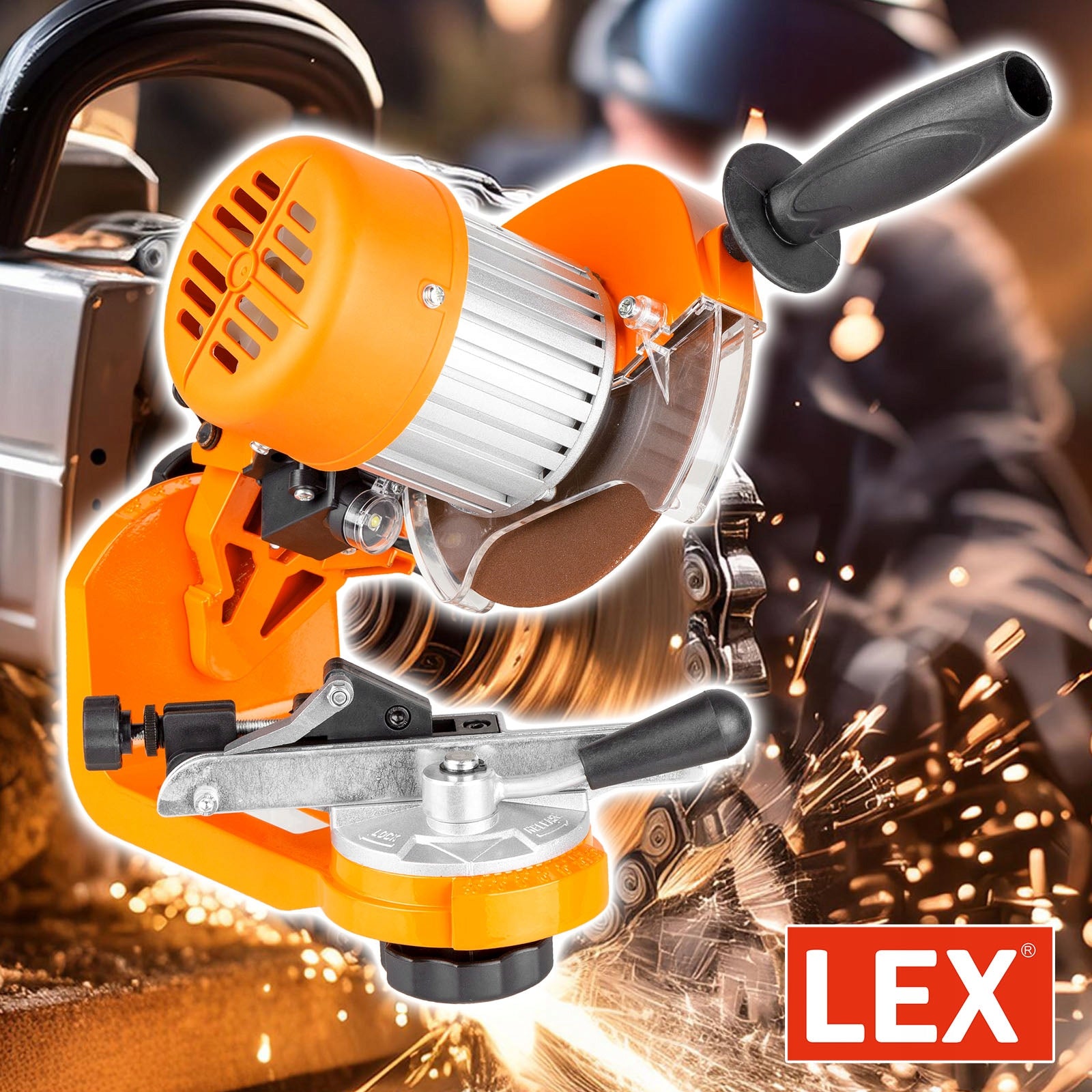 CHAIN SHARPENER CHAINSAWS ELECTRIC INDUCTION SAWS LARGE 2 DISCS Manufacturer code LXCG800