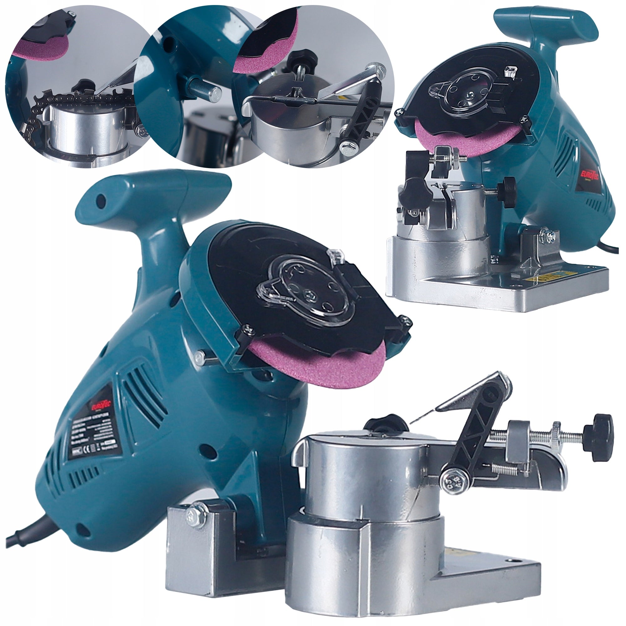 CHAIN SHARPENER SAW ELECTRIC SAW 750W + SET DISC EUROTEC