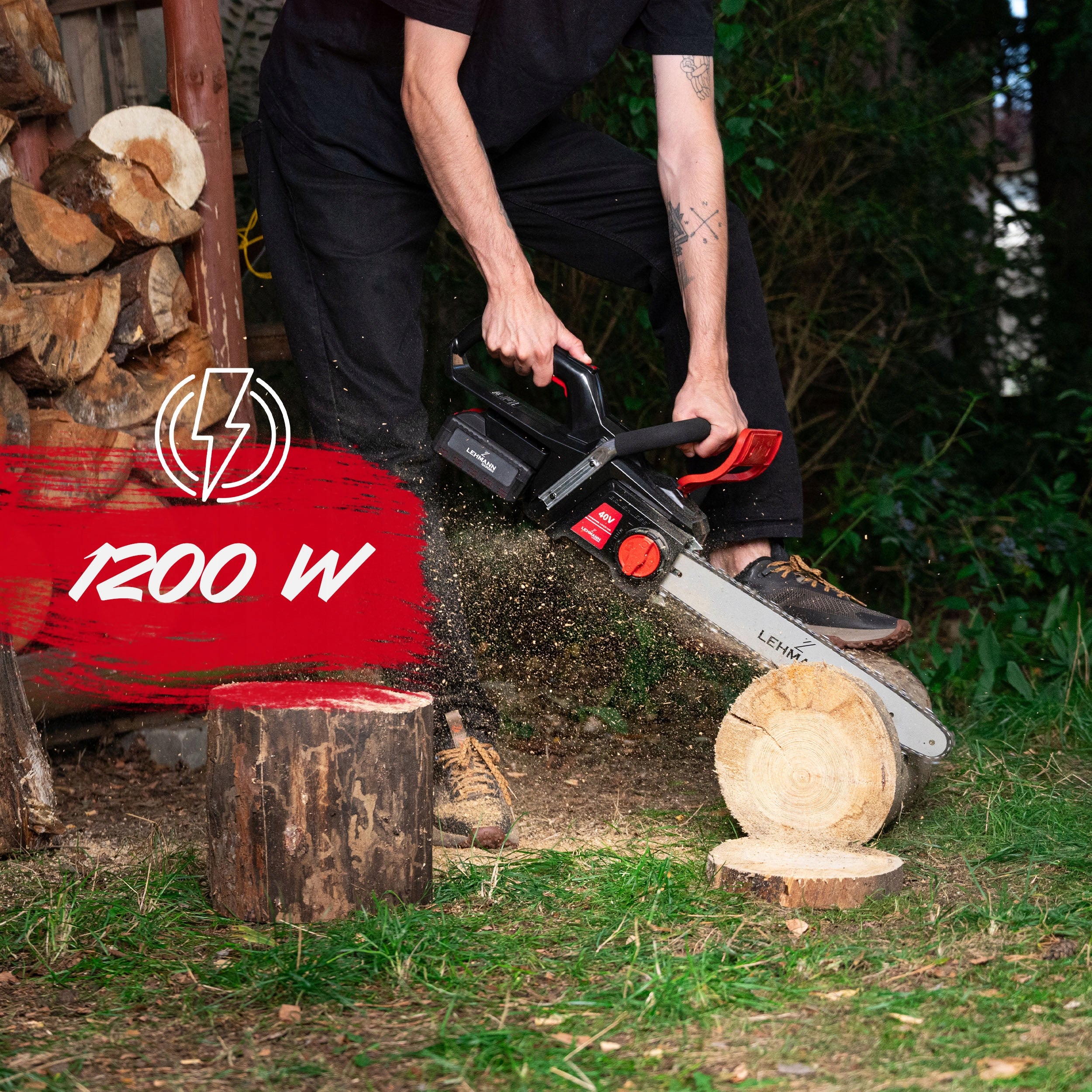 CHAINSAW CORDLESS WOOD BRANCH STRONG AKU 40V 41cm Manufacturer code PIŁA ŁAŃCUCHOWA PILARKA AKUMULATOROWA