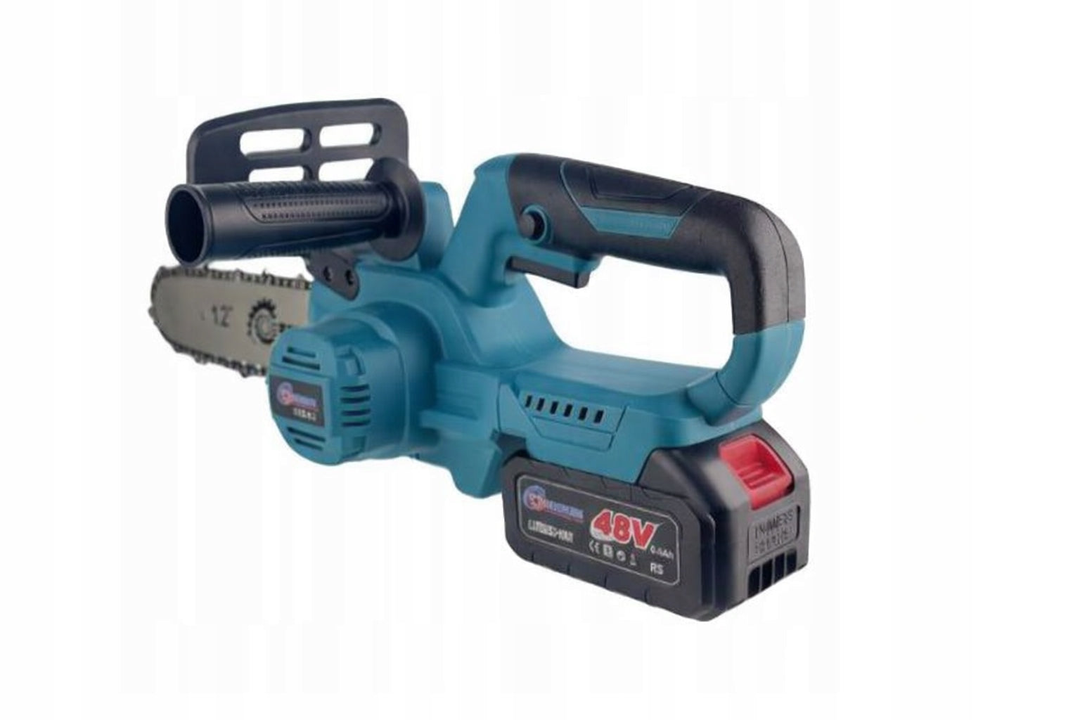 CHAINSAW ELECTRIC CORDLESS SAW 48V 2XAKU 6Ah 12" SET Packaging status original
