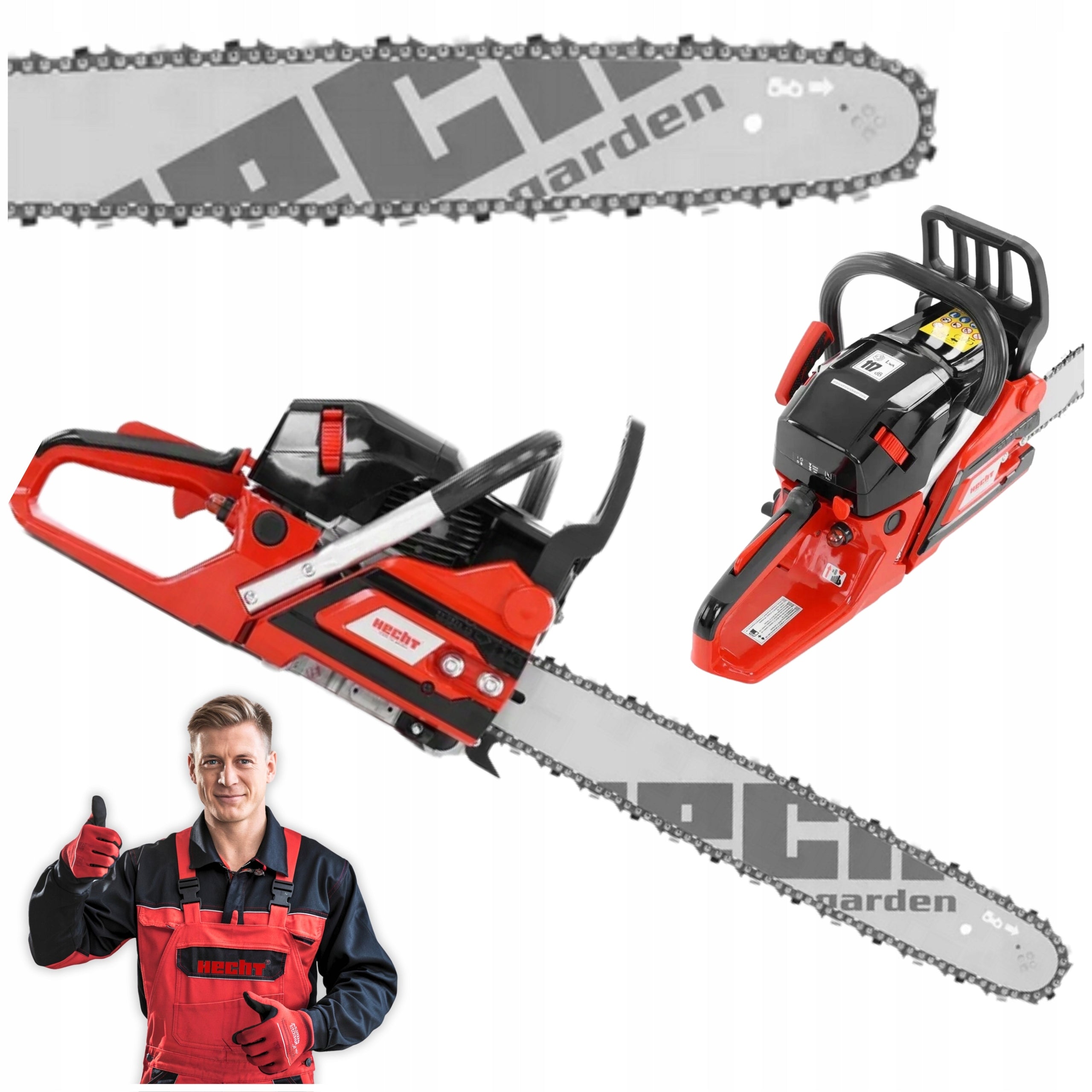 CHAINSAW HECHT 62 STRONG 3,8 KM GUIDE 45 CM