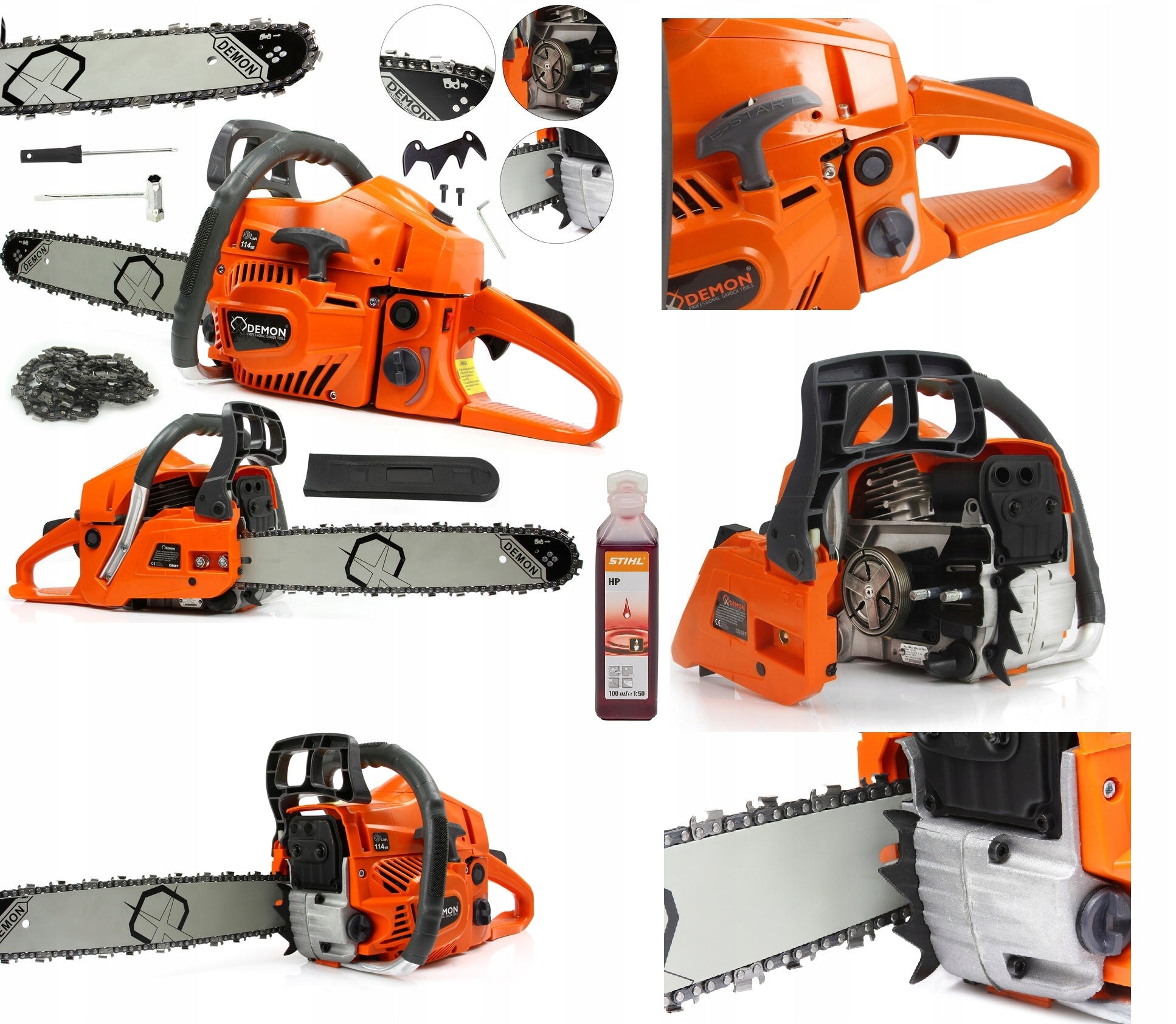 CHAINSAW MOST POWERFUL DEMON 3,5 KM + STIHL OIL