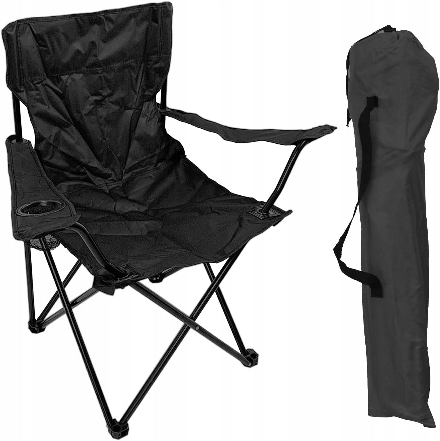 CHAIR FISHING CHAIR CAMPINGOIWE HIKING FOLDING BLACK Packaging status original
