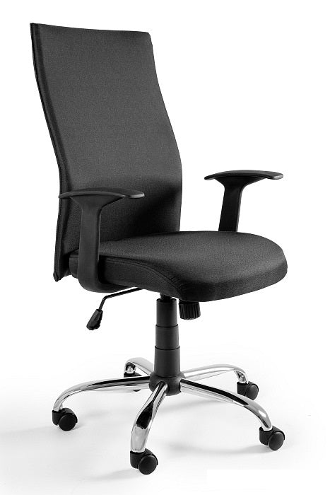 CHAIR OFFICE CHAIR SWIVEL ARMRESTS BLACK OFFICE ADMINISTRATION Brand Unique