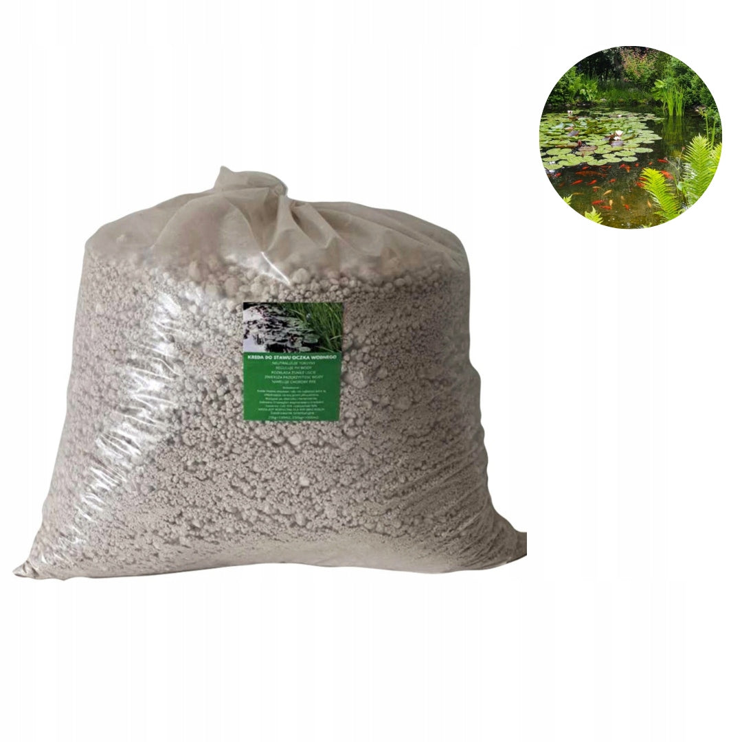 CHALK FOR POND WATER MESH Safe 10 kg organic
