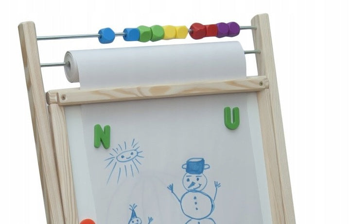 CHALKBOARD MAGNETIC DOUBLE-SIDED 4IN1 CHILDREN'S LEARNING SET FREEBIES Manufacturer code KIDS-EASEL01