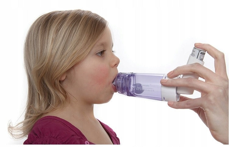 CHAMBER INHALATION TUBE FOR CHILDREN AND ADULTS OPTICHAMBER PHILIPS MOUTH Packaging status original