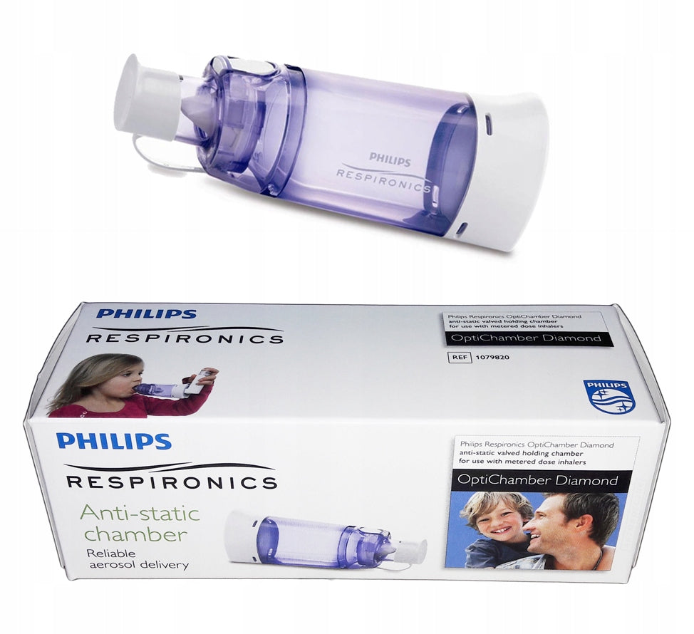 CHAMBER INHALATION TUBE PHILIPS OPTICHAMBER WITH MOUTHPIECE