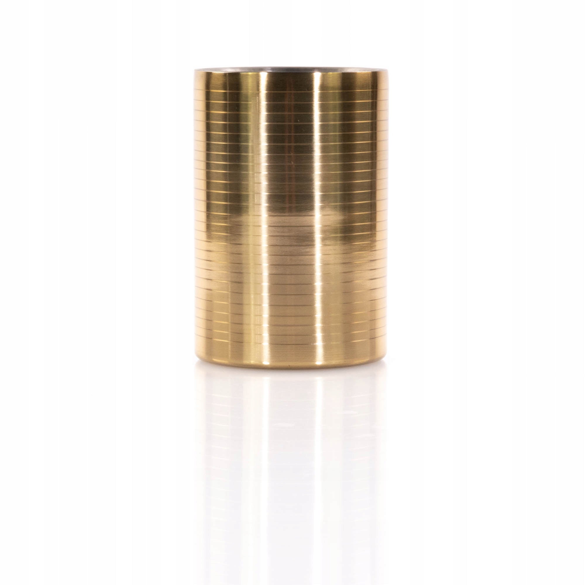 CHAMPAGNE ICE BUCKET WINE BARTENDING COOLER GOLD STEEL ELEGANT Manufacturer Excellent Houseware
