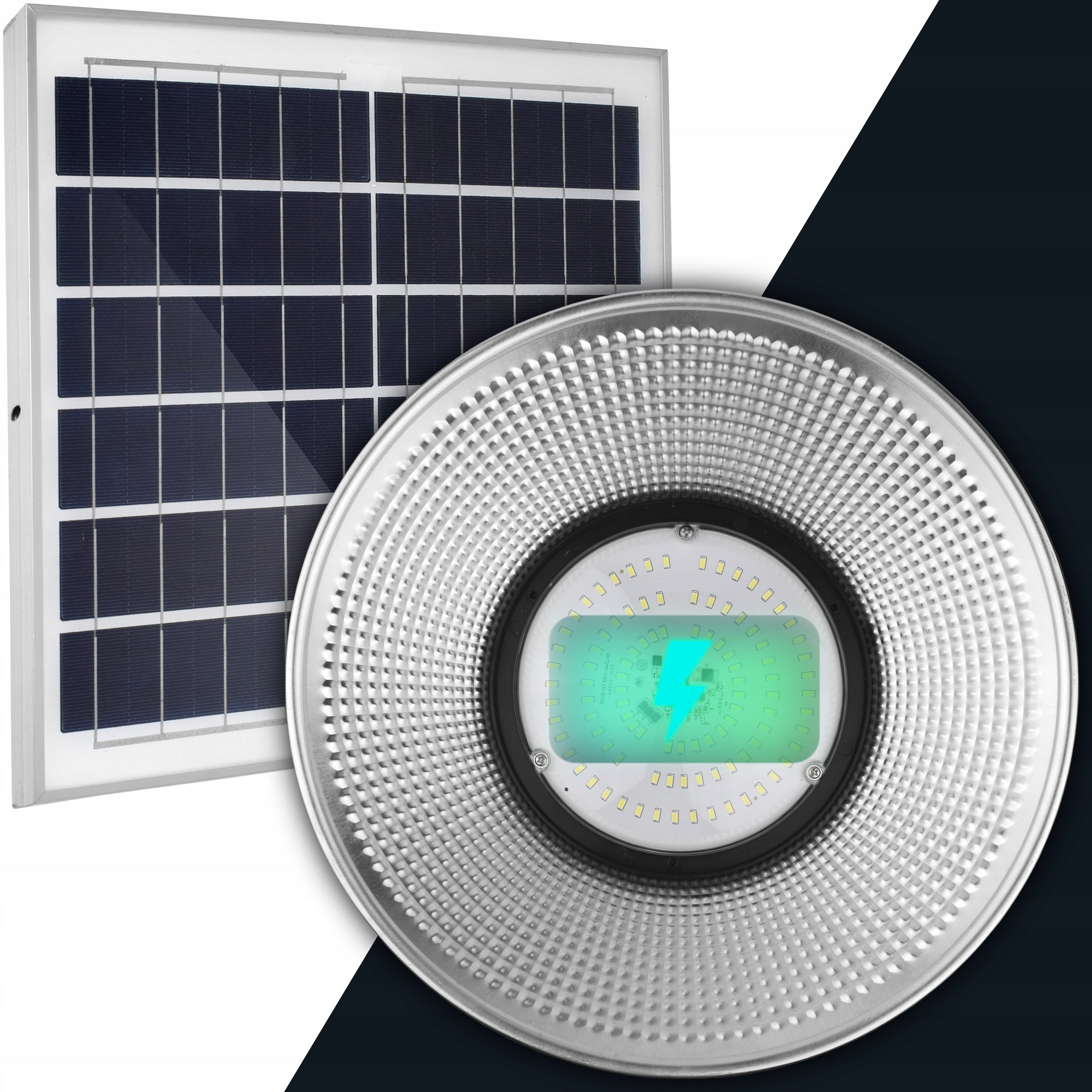 CHANDELIER SOLAR LAMP LED HANGING GARDEN CEILING SEPARATE PANEL REMOTE CONTROL Packaging status original