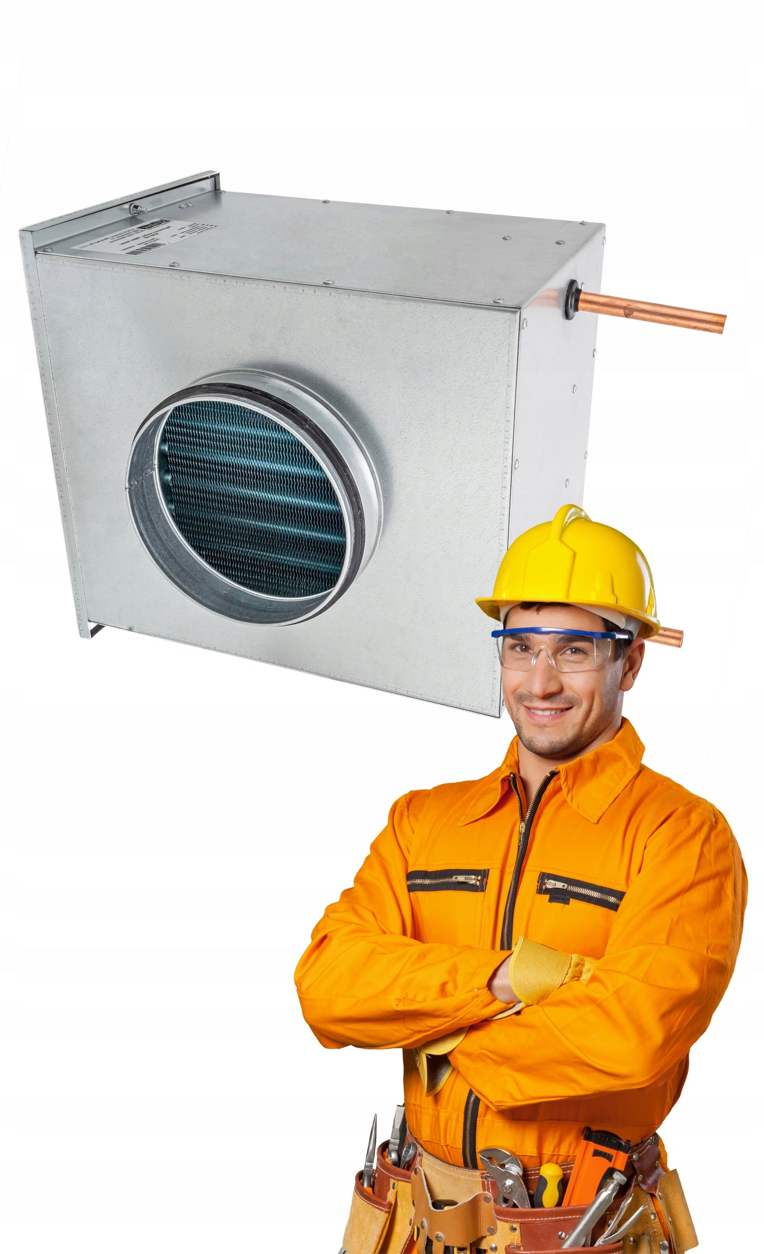 CHANNEL WATER HEATER Ø 125 mm Recuperation Water Heating Manufacturer code HDW-125