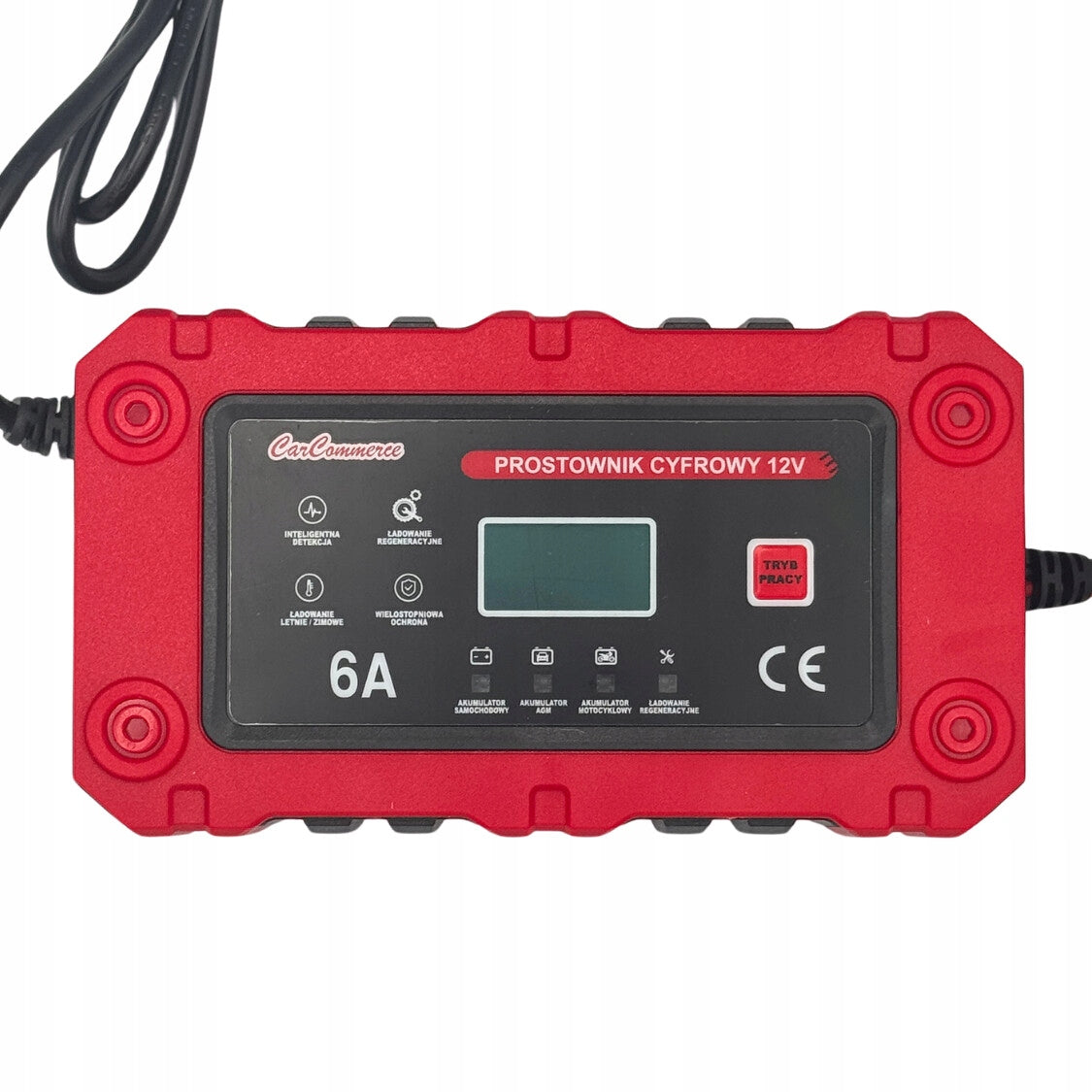 CHARGER DIGITAL RECTIFIER 12V 6A 4AH-120AH ACID GEL AGM Manufacturer's catalog number 68747