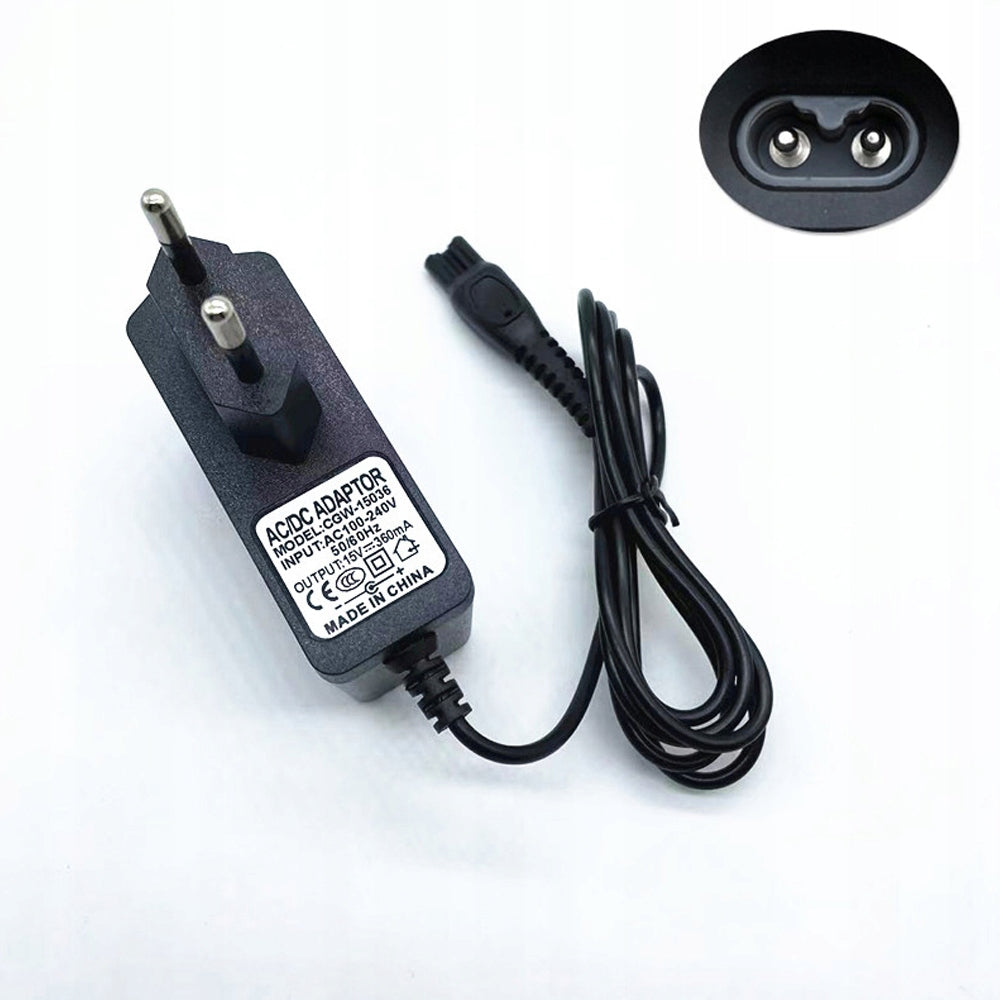 CHARGER FOR PHILIPS SHAVER,FOR CHARGING 15V 0.36A REPLACES HQ8505 Packaging status original