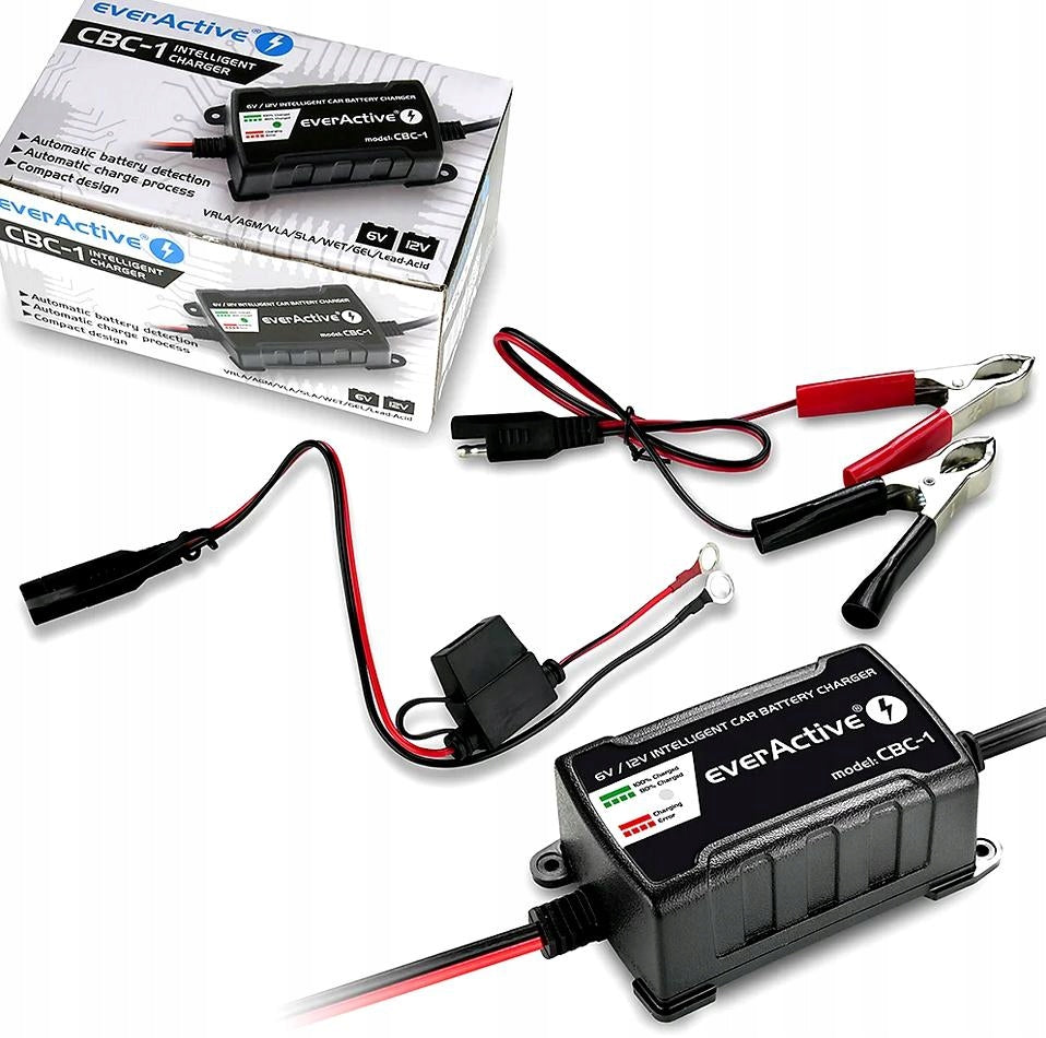 CHARGER RECTIFIER 6V/12V 1A everActive CBC-1 Manufacturer's catalog number CBC-1