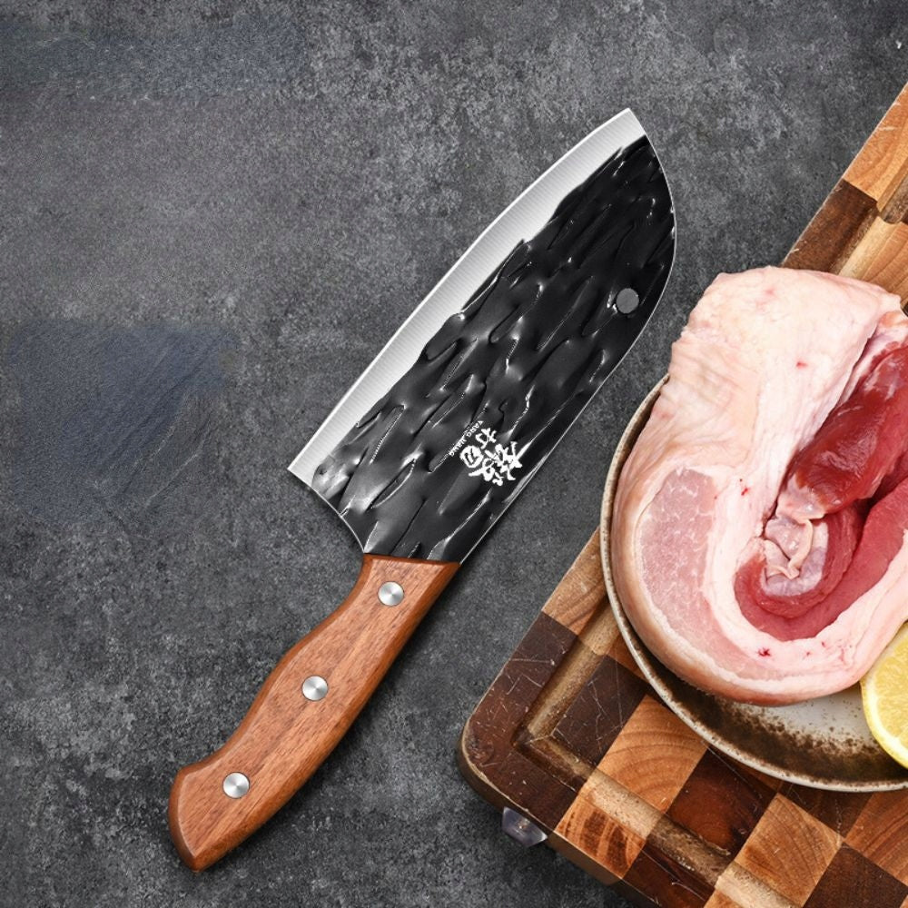 CHEF'S CLEAVER FOR FISH MEAT VEGETABLES KITCHEN KNIFE SHARP JAPANESE LARGE