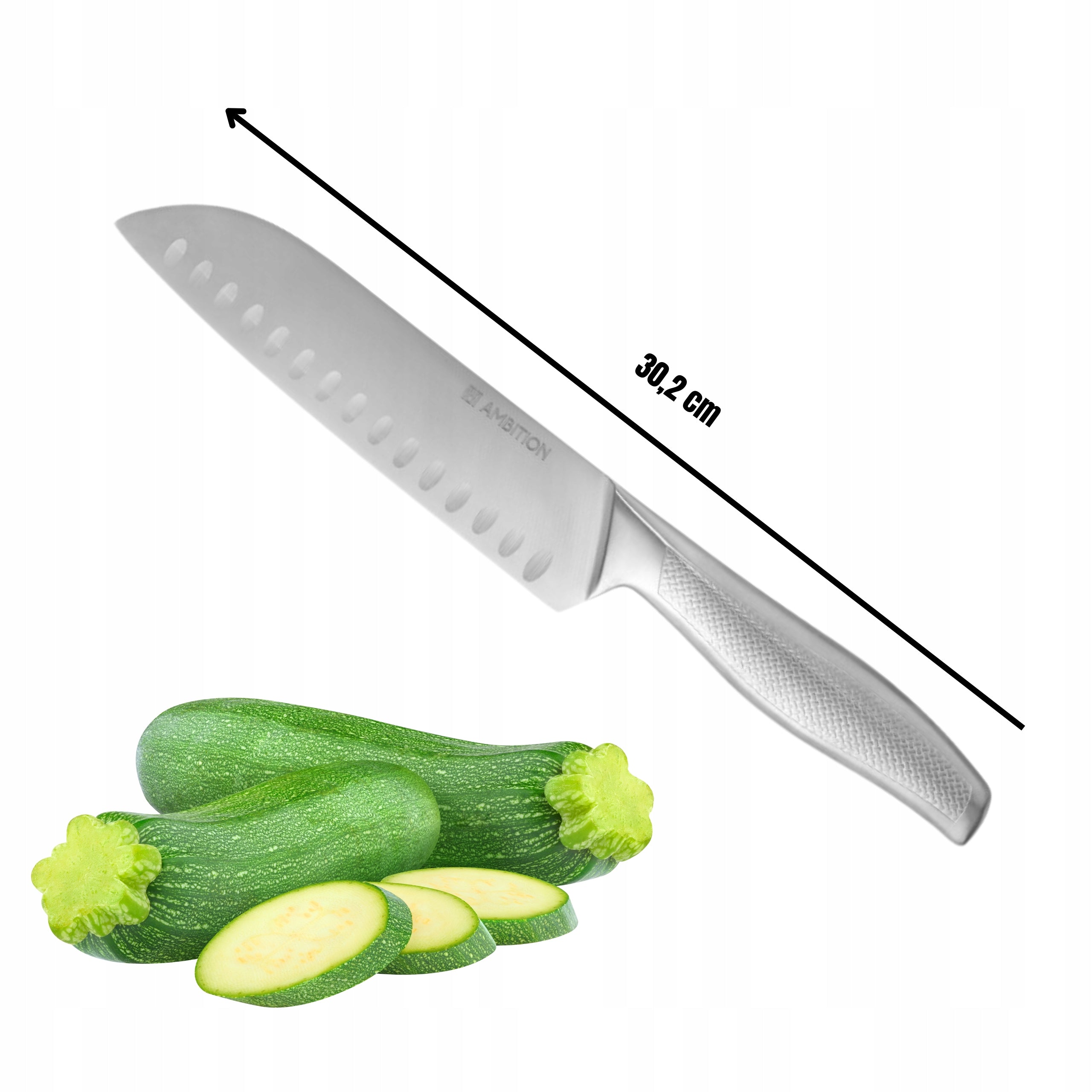 CHEF'S KITCHEN KNIVES FOR PEELING SANTOKU KITCHEN SET OF 4 Manufacturer code 5904134484239