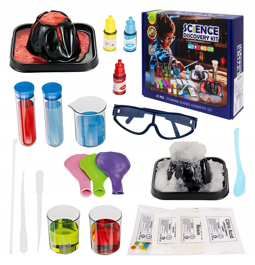 CHEMICAL LABORATORY FOR CHILDREN EXPERIMENTS SMALL CHEMIST VOLCANO SNOW