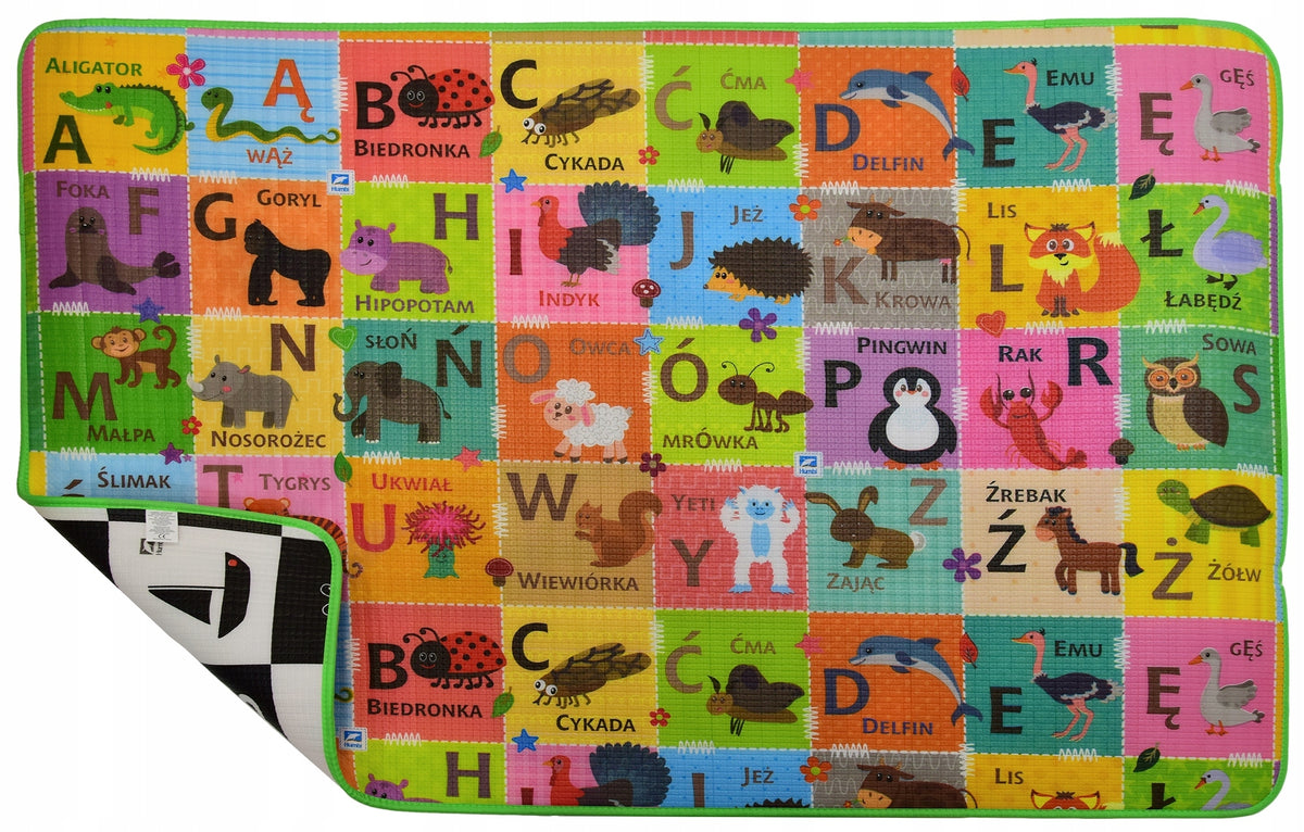 CHESSBOARD FOAM MAT Polish ALPHABET 120x180x1CM DOUBLE-SIDED LARGE THICK EAN (GTIN) 5905669234160