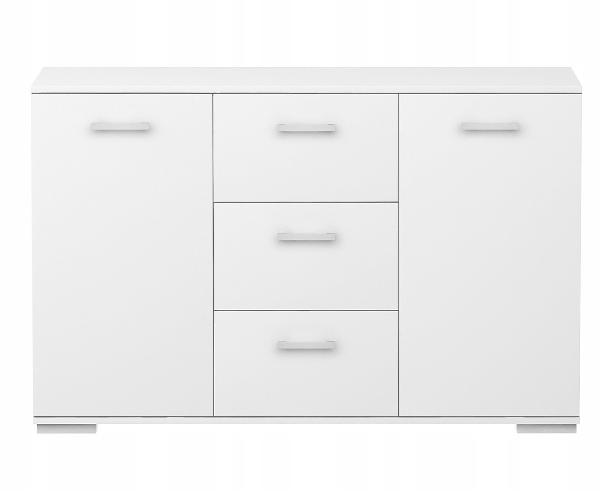 CHEST OF DRAWERS LINGERIE 120CM K3 WHITE ABS THREE DRAWERS FOR BEDROOM LIVING ROOM Manufacturer code KOMODA ABS-120 K3