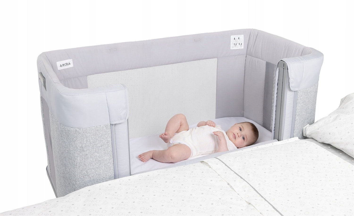 CHICCO Postieľka Next2Me Forever - Ash Grey Manufacturer code 79650.0061