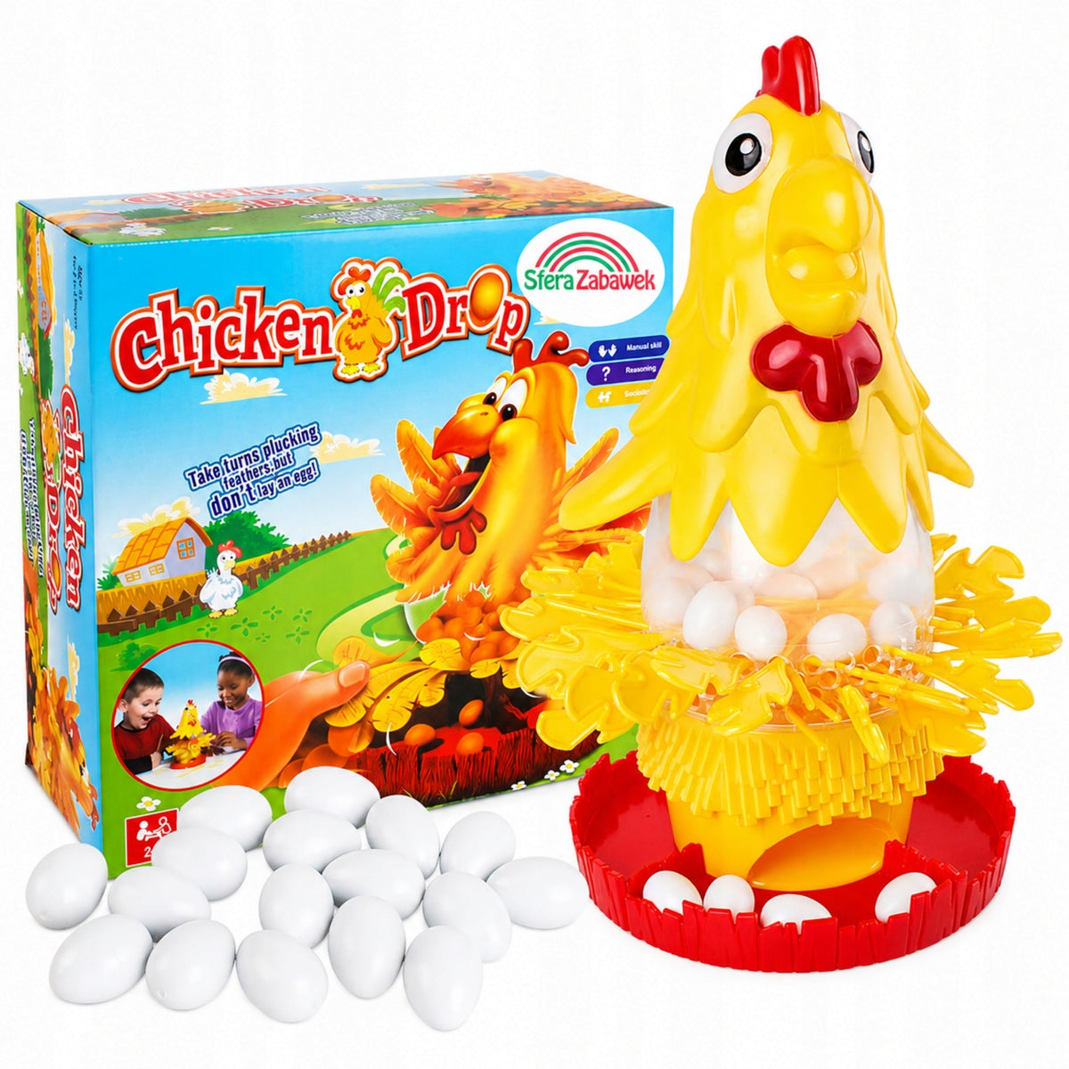 CHICKEN PLUCK ARCADE GAME FOR CHILDREN AND ADULTS COORDINATION BIERK