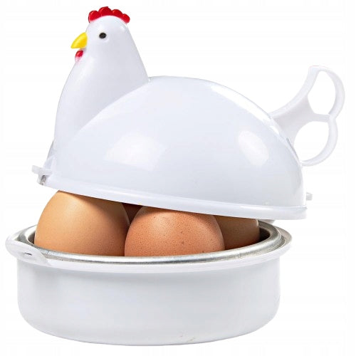 CHICKEN SHAPED EGG FOR 4 EGGS FOR MICROWAVE OVEN CHICKEN