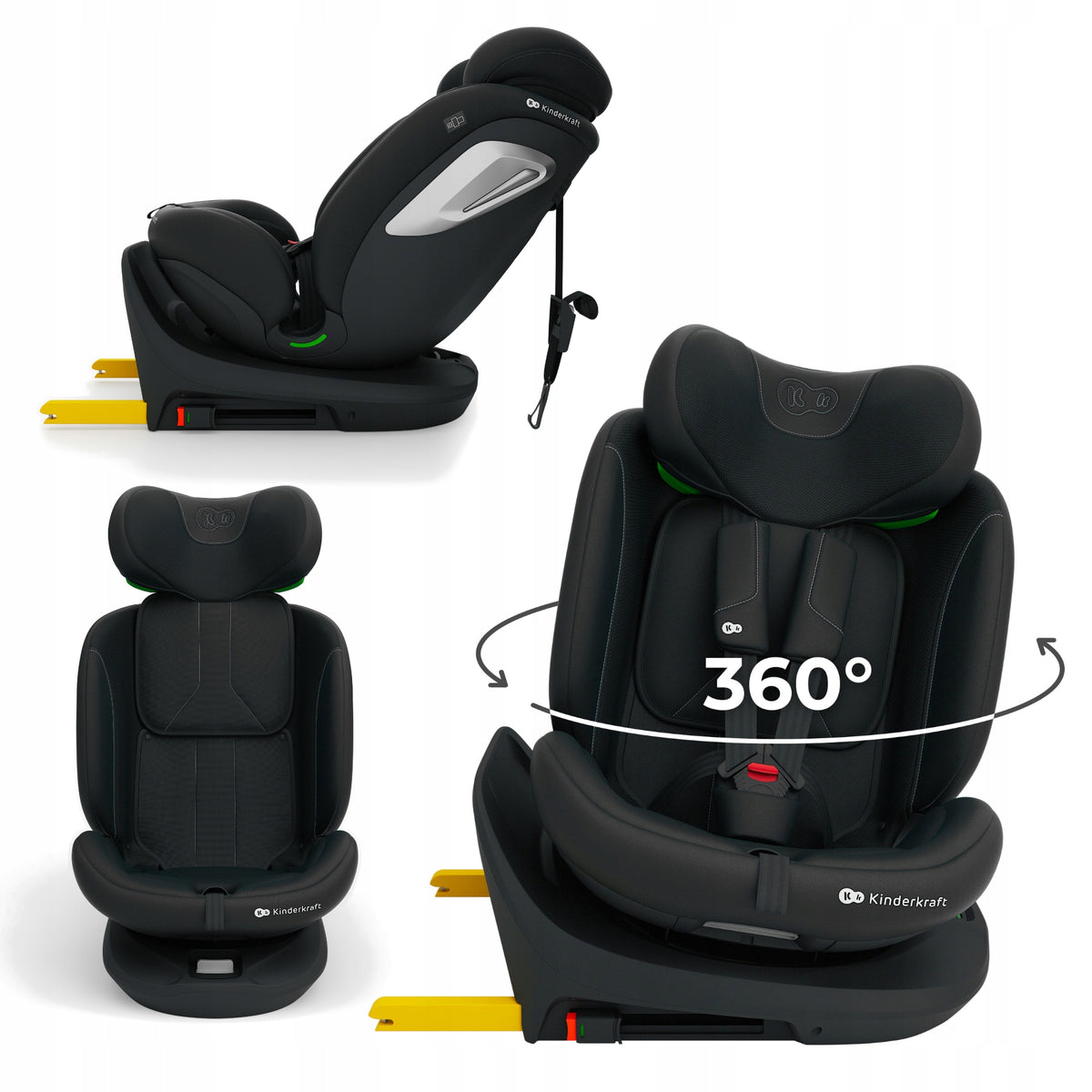 CHILD CAR SEAT 0 36 ISOFIX KINDERKRAFT I-GROW 2
