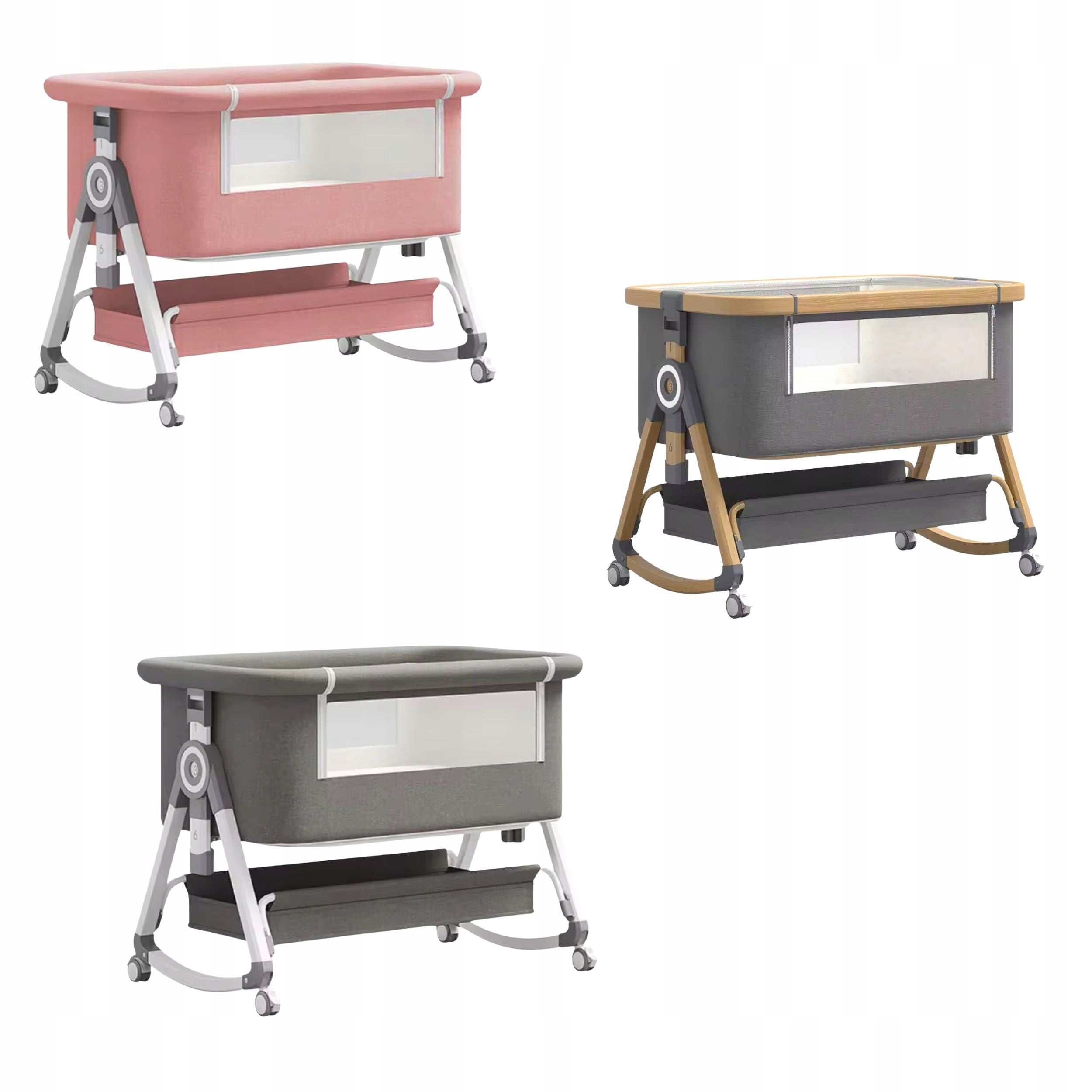 CHILDREN'S BED 3IN1 CRADLE DELIVERY MULTIFUNCTIONAL ADJUSTABLE STRONG YAZOCO Manufacturer code łóżeczko dziecięce dostawne 3w1 kołyska łóżko
