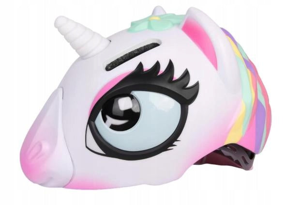 CHILDREN'S BICYCLE HELMET UNICORN PINK WHITE HELMET FOR SCOOTER BIKE