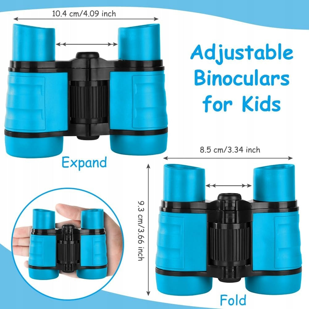 CHILDREN'S BINOCULARS 4X30 EDUCATIONAL OUTDOOR TOY GIFT BLUE Manufacturer code 5906040389066