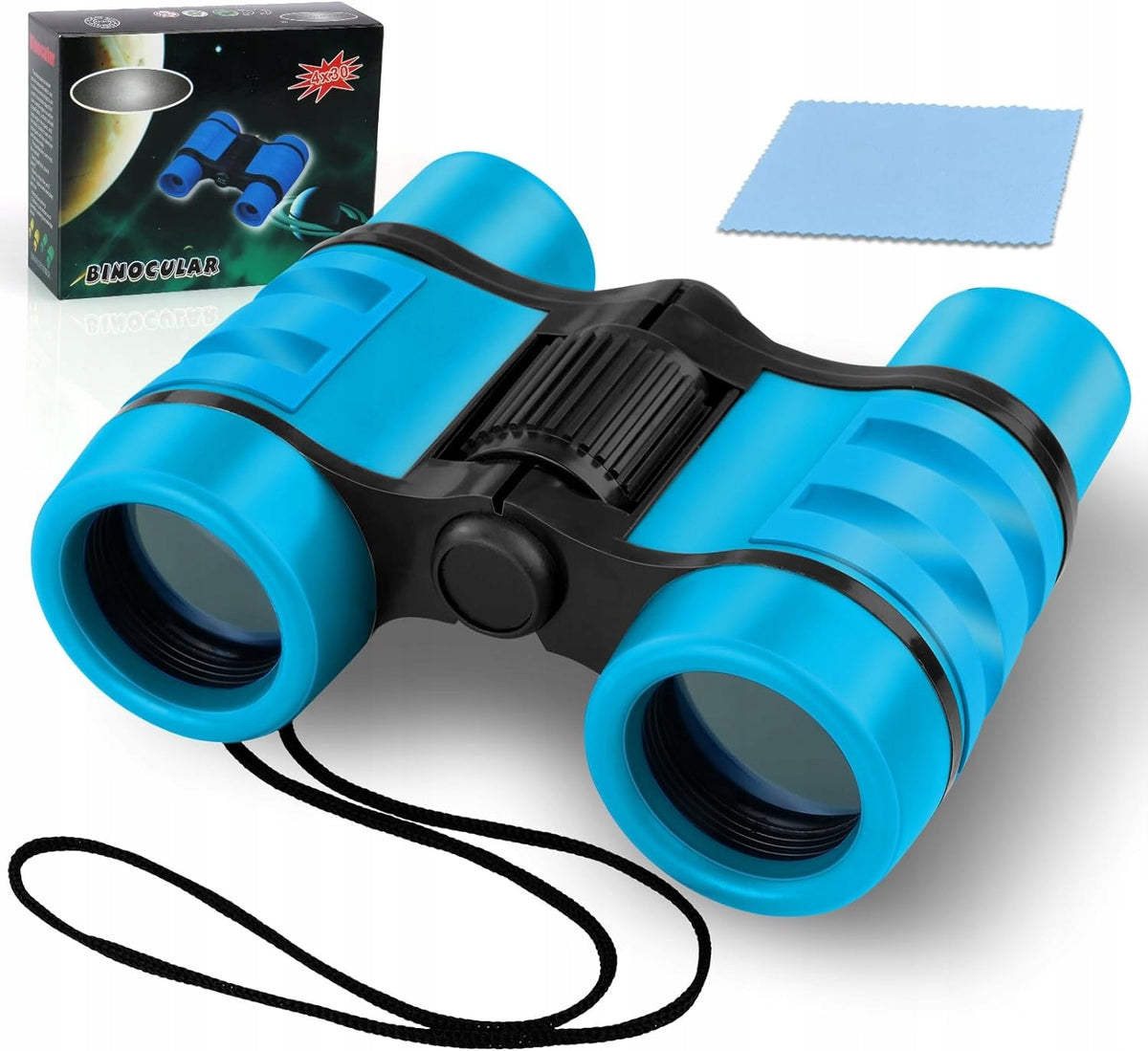 CHILDREN'S BINOCULARS GLASS OPTICS FOR HOLIDAYS BLUE EAN (GTIN) 5905965292659