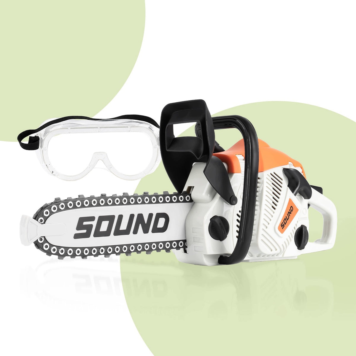 CHILDREN'S CHAINSAW BATTERY OPERATED MOVABLE CHAIN SOUND GLASSES 3+ Manufacturer code 115001
