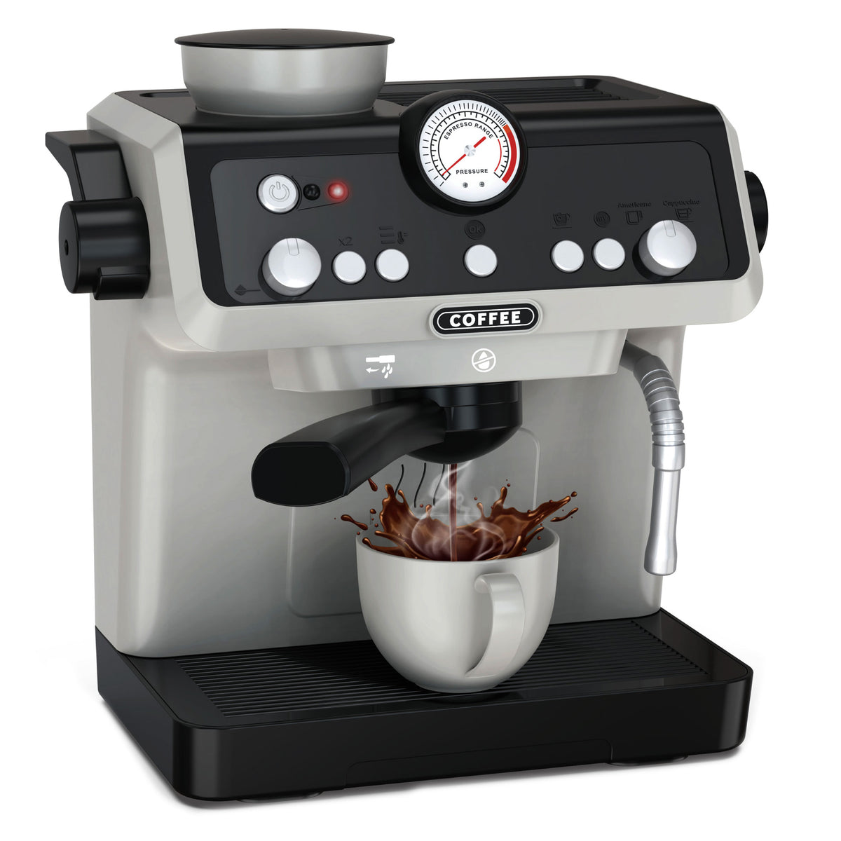 CHILDREN'S COFFEE MAKER AUTOMATIC WITH LED SOUND + CUP EAN (GTIN) 5905408885912