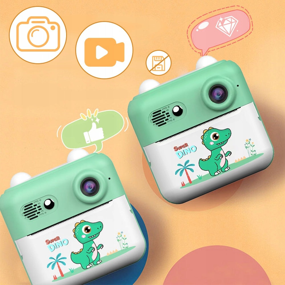 CHILDREN'S DIGITAL CAMERA INSTANT PRINT MINI PRINTER AND 11 ROLLS Model Gretyw43X65