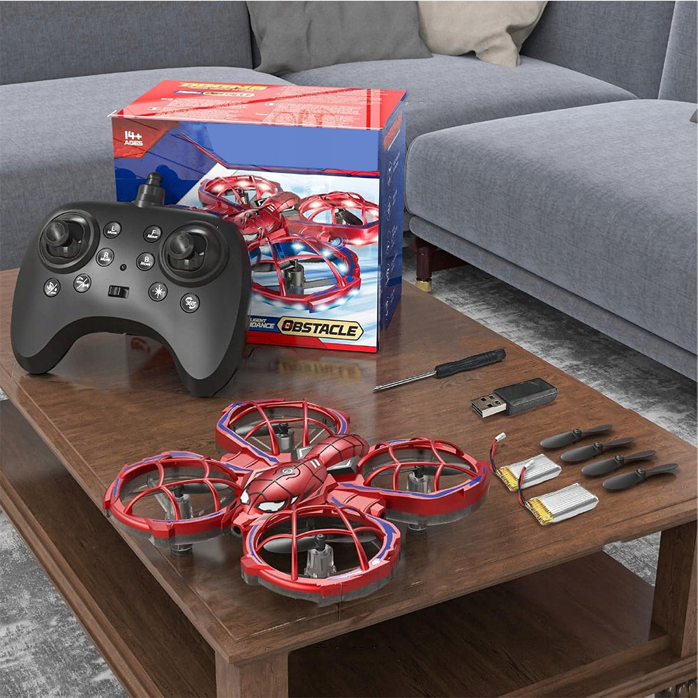 CHILDREN'S DRONE REMOTE CONTROLLED TWO BATTERIES THREE SPEED MODES LED Brand no brand