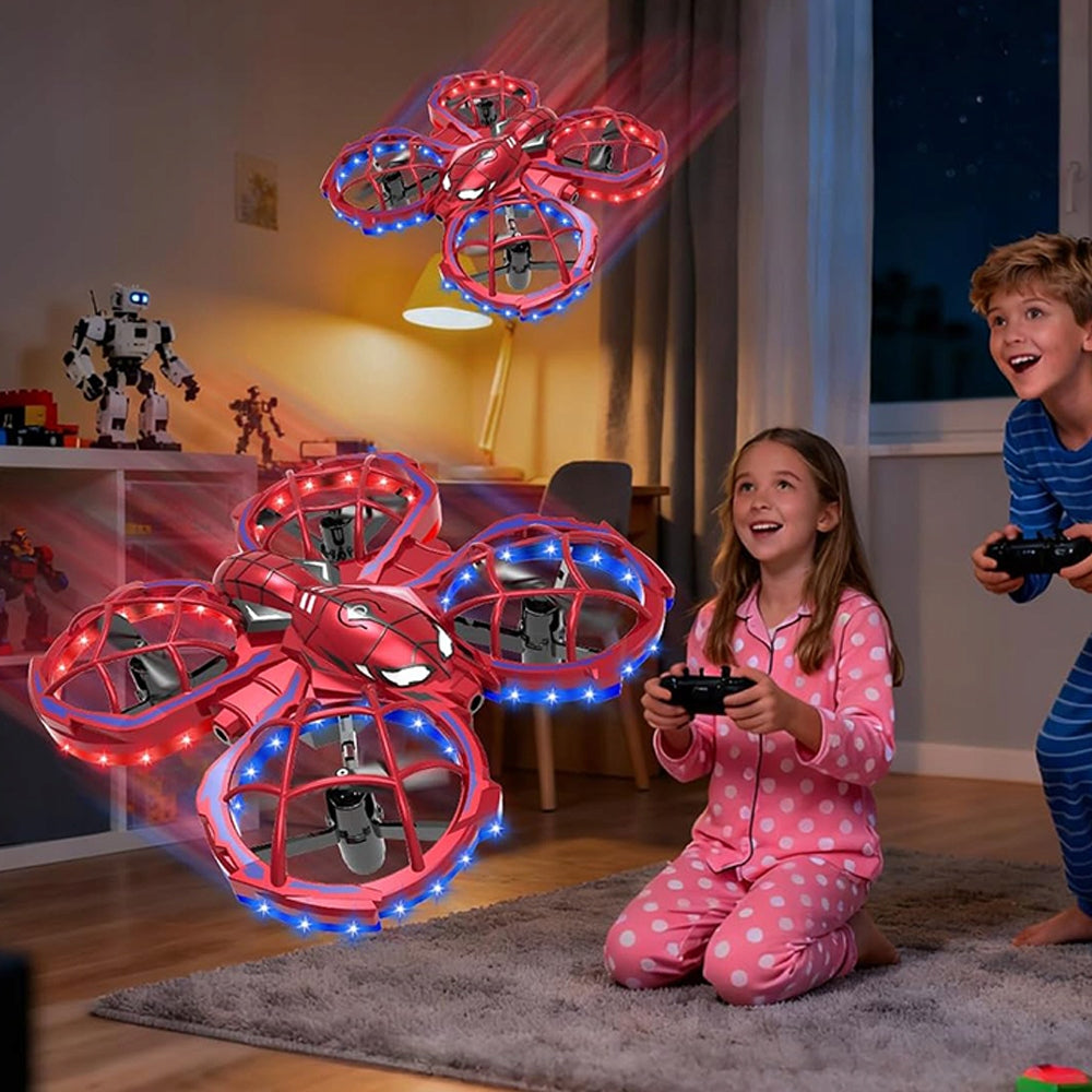 CHILDREN'S DRONE REMOTE CONTROLLED TWO BATTERIES THREE SPEED MODES LED Manufacturer code 6TY2535434533
