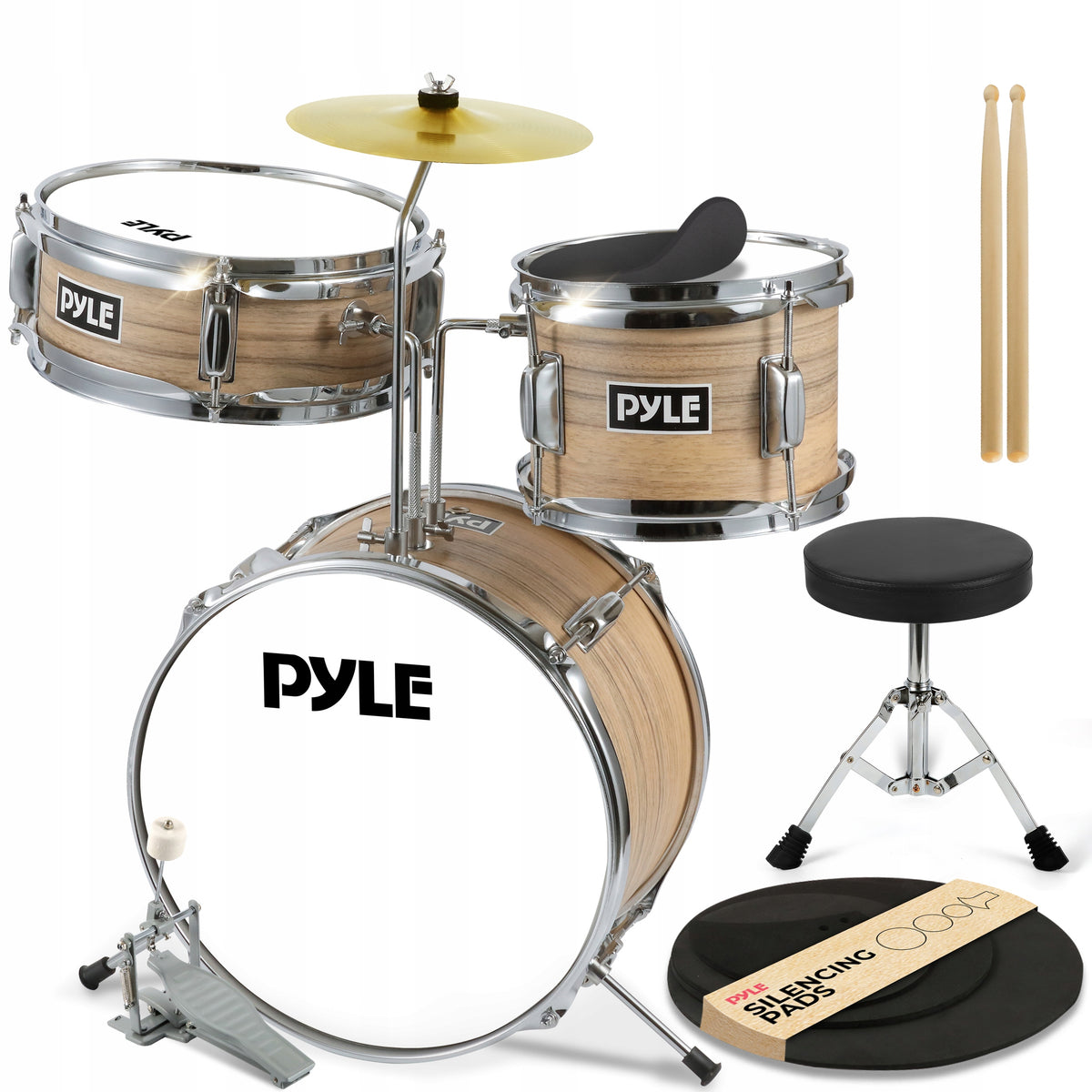 CHILDREN'S DRUMS SET WOODEN GAME LEARNING ACCESSORIES
