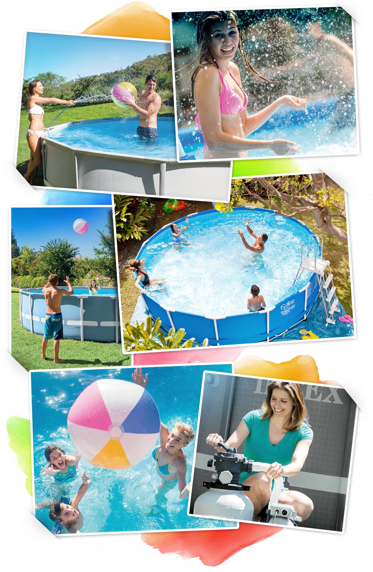 CHILDREN'S GARDEN POOL INTEX 28206ND 305x76cm MODEL 2026 Product width 305 cm