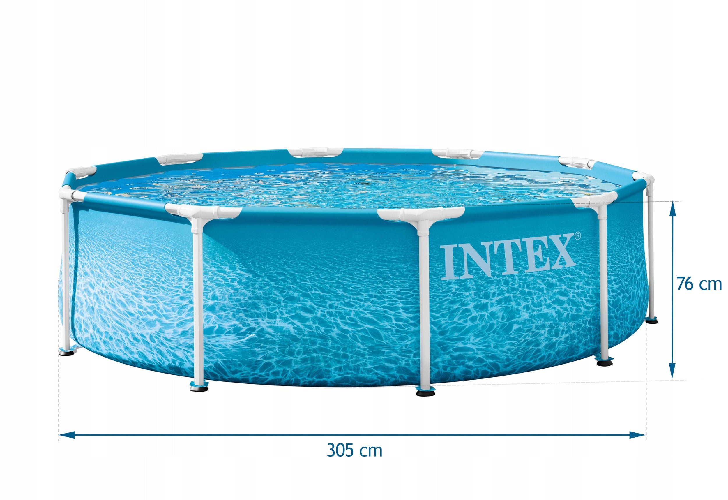 CHILDREN'S GARDEN POOL INTEX 28206ND 305x76cm MODEL 2026 Volume 4485 l