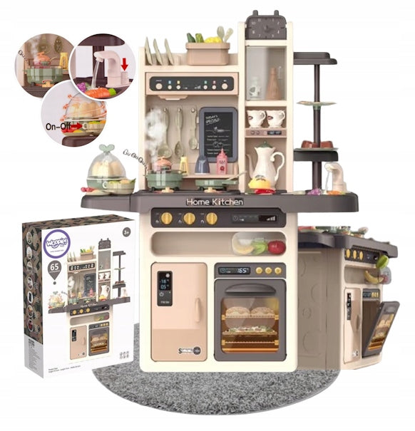 CHILDREN'S KITCHEN 65 EL TAP WITH WATER COUPLE LIGHT INTERACTIVE SET