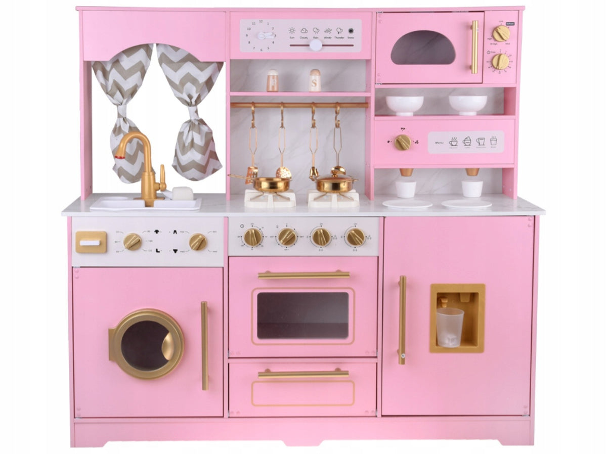 CHILDREN'S KITCHEN WOODEN LARGE INTERACTIVE GLAMOUR GOLD ACCESSORIES Manufacturer code ZA5933