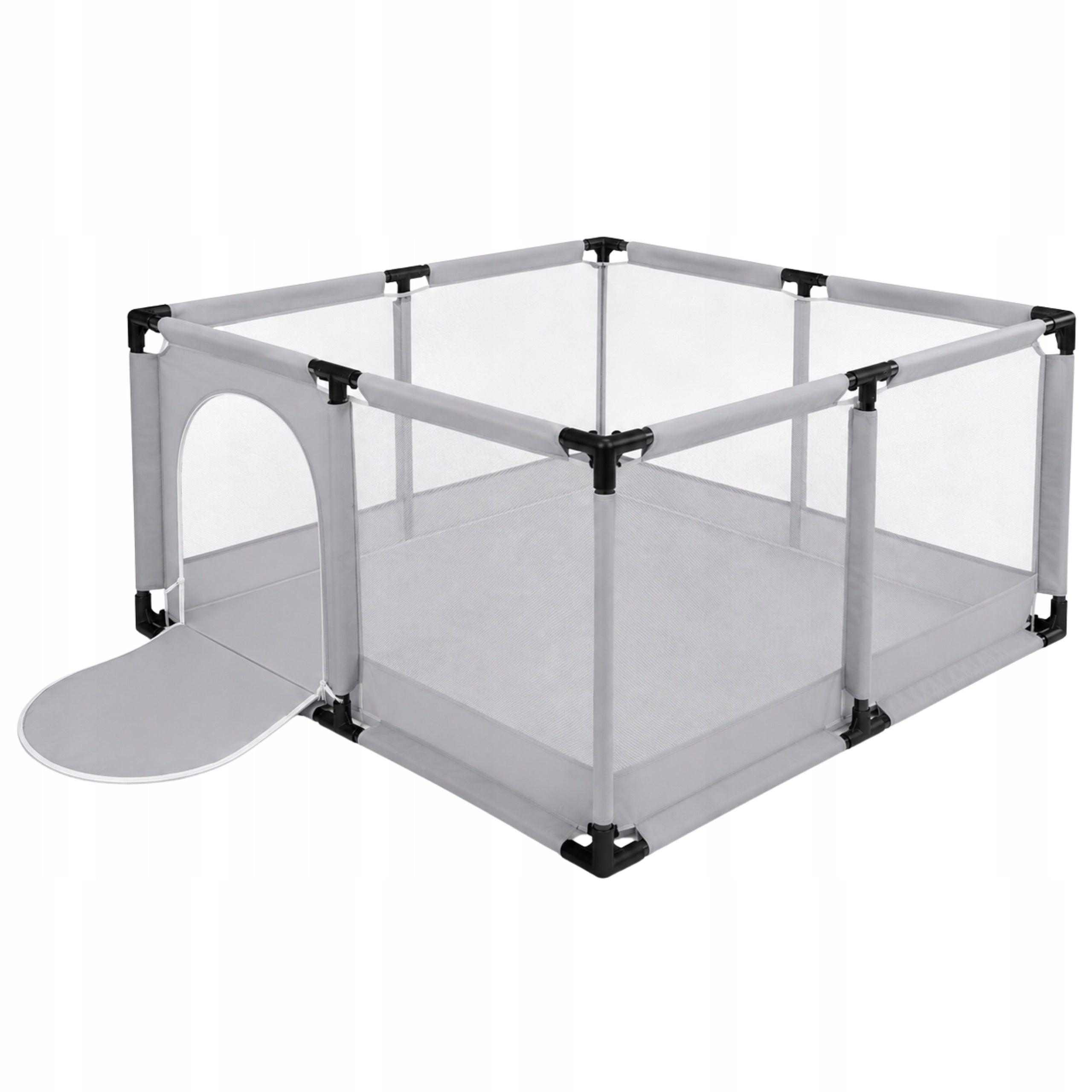 CHILDREN'S PLAYPEN SQUARE TOYS DRY POOL FOR CHILDREN LARGE SET STEEL TUBES