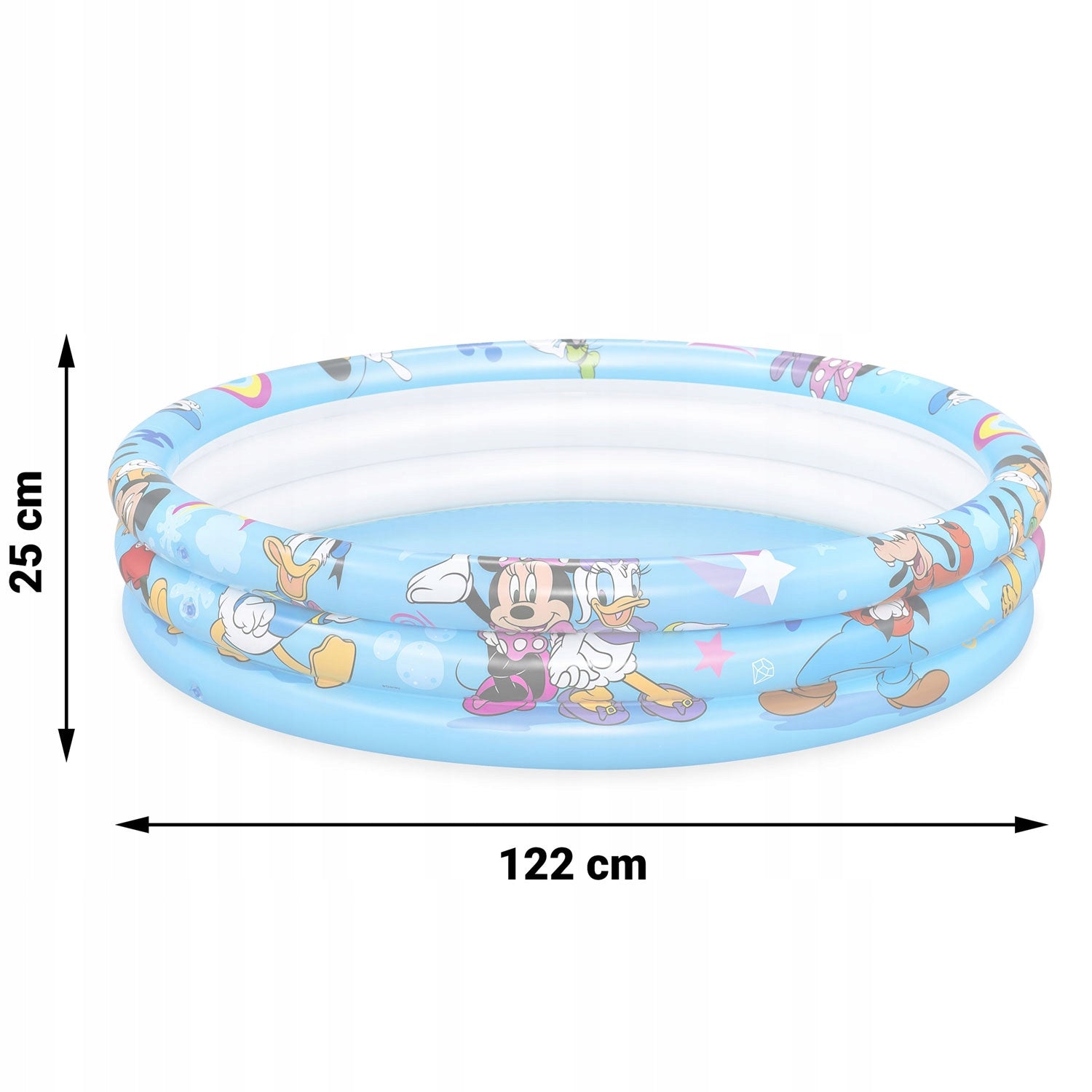 CHILDREN'S POOL INFLATABLE GARDEN PADDLING POOL BESTWAY MICKEY AND FRIENDS > Volume 141 l