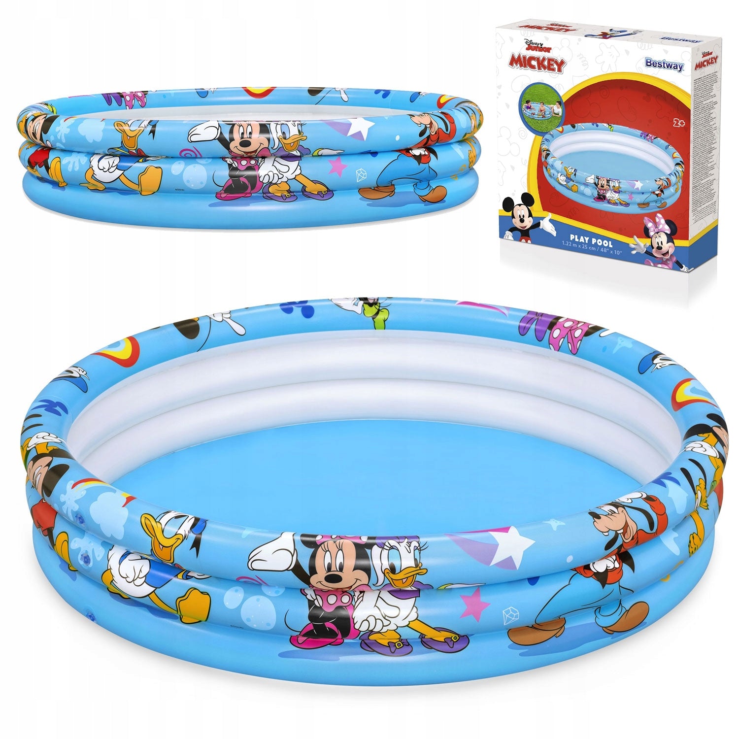 CHILDREN'S POOL INFLATABLE GARDEN PADDLING POOL BESTWAY MICKEY AND FRIENDS >