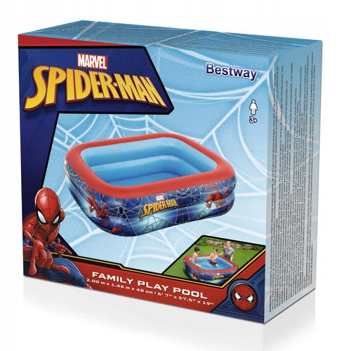 CHILDREN'S POOL INFLATABLE GARDEN SHOWER TRAY FAMILY Spider-Man BESTWAY > Color multicolor