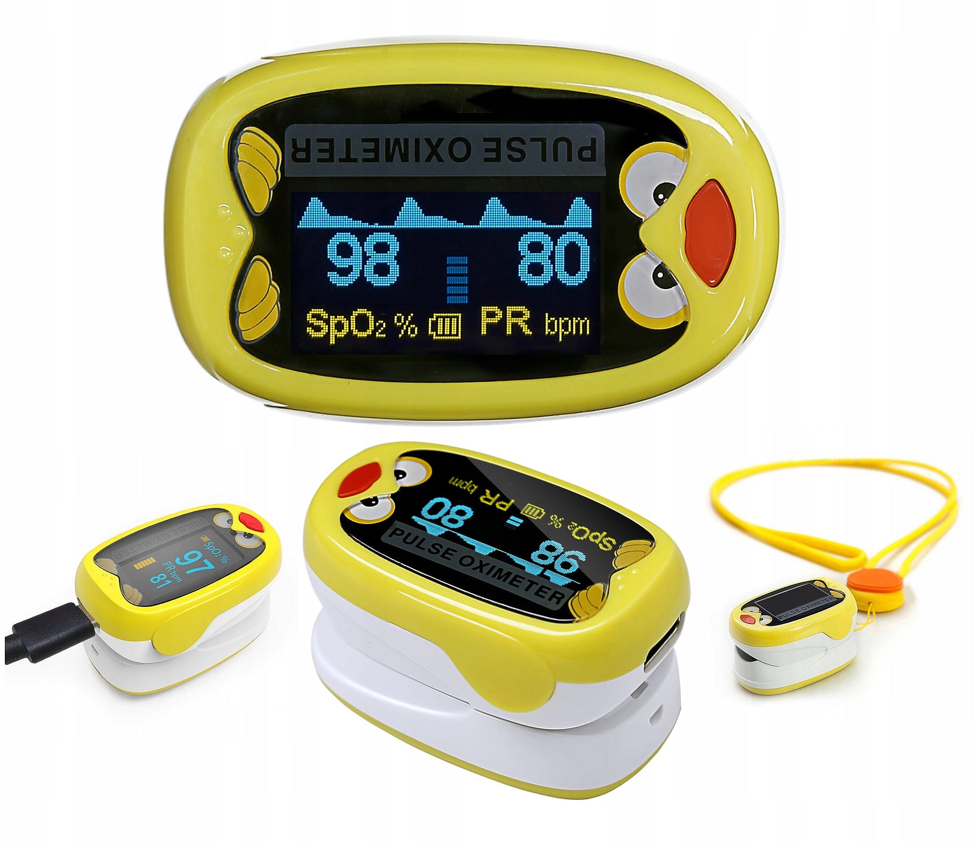 CHILDREN'S PULSE OXIMETER FINGER saturation HEART RATE MEASUREMENT FOR CHILDREN K1