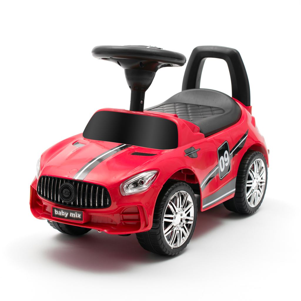 CHILDREN'S RIDER WITH SOUND BABY MIX RACER RED